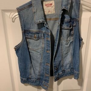 Denim Vest - Size Large
